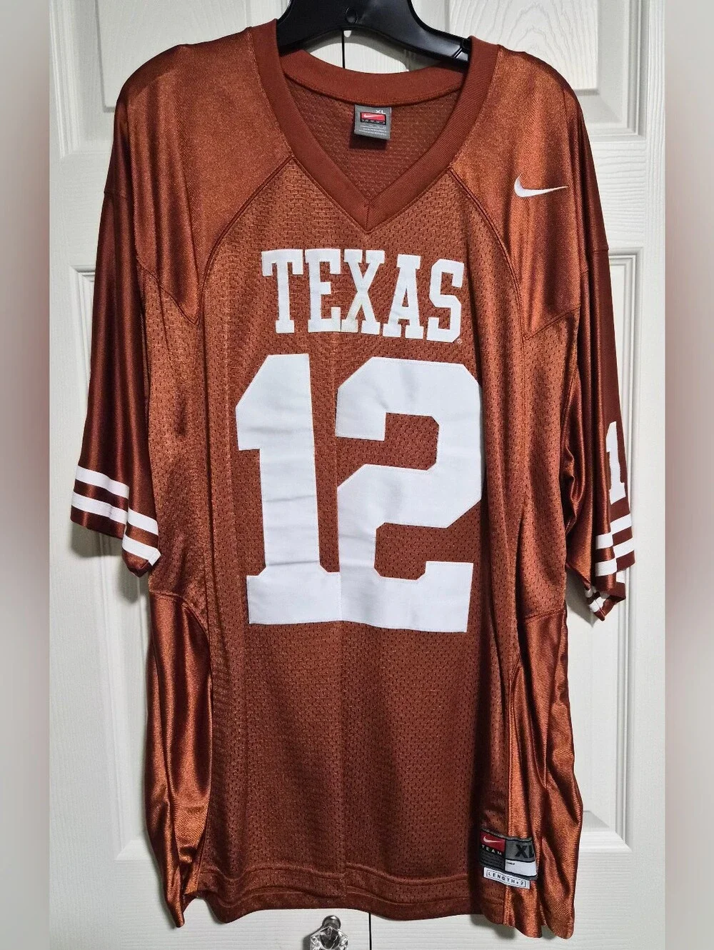 Men's Authentic Nike Texas Longhorn Football Jersey Sz. XL